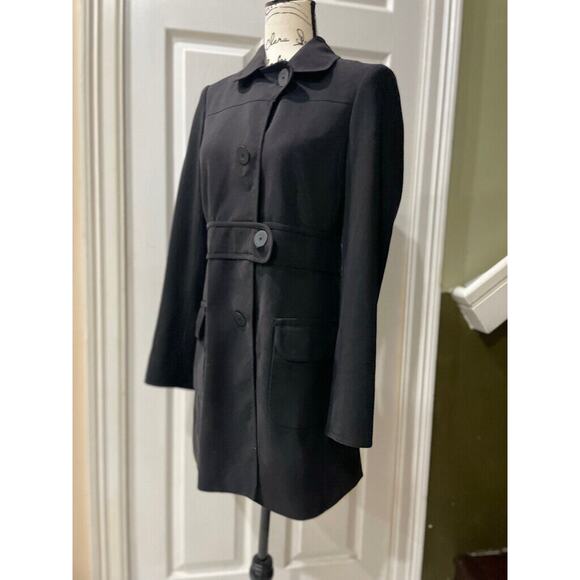 MAX STUDIO COAT BLAZER MINIMALISTIC SZ XS BLACK ELEGANT VERSATILE GOTH CORE - Picture 5 of 12